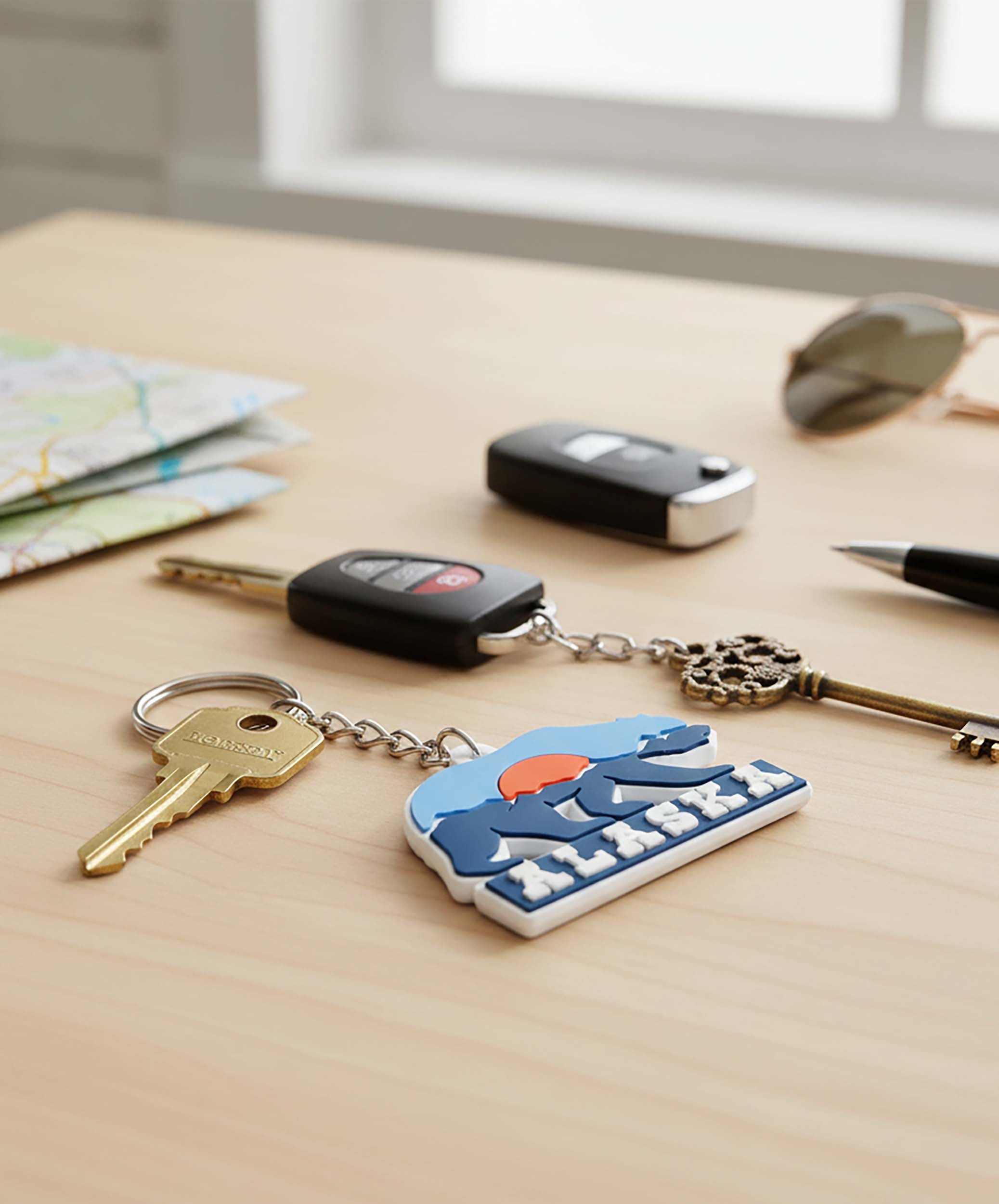 Alaska Keychain – Vagabond Heart