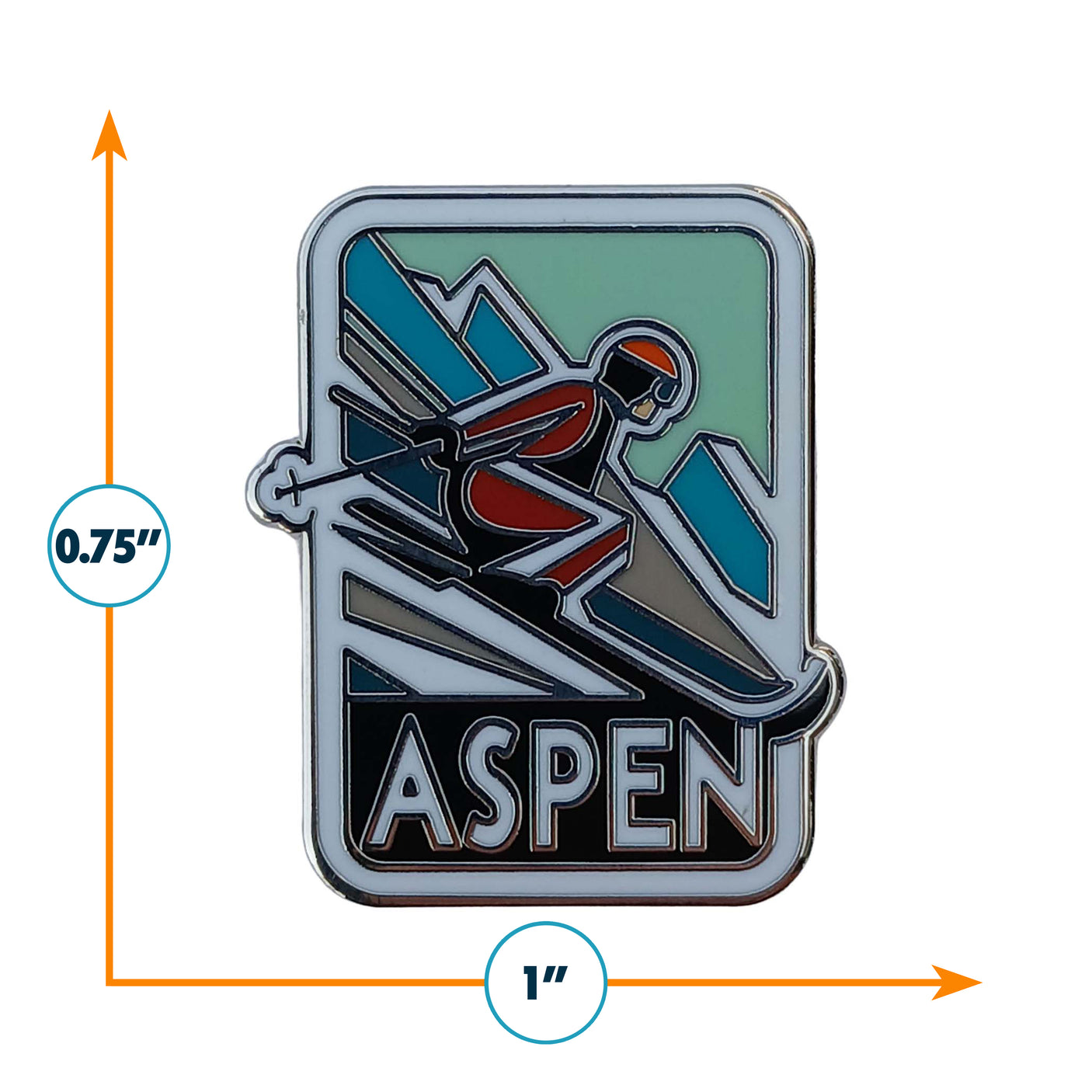 Aspen Colorado Enamel Pin