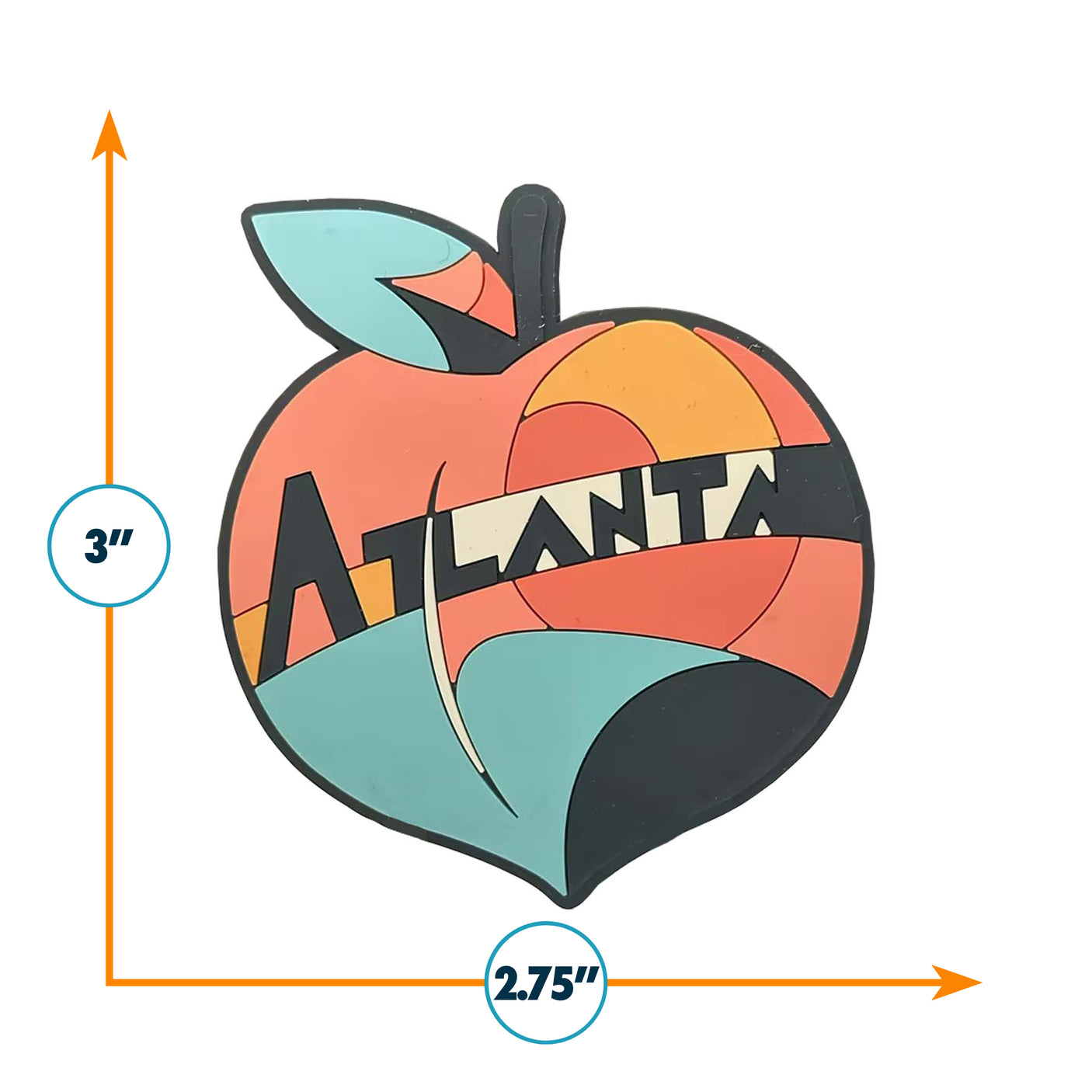 Atlanta PVC Fridge Magnet