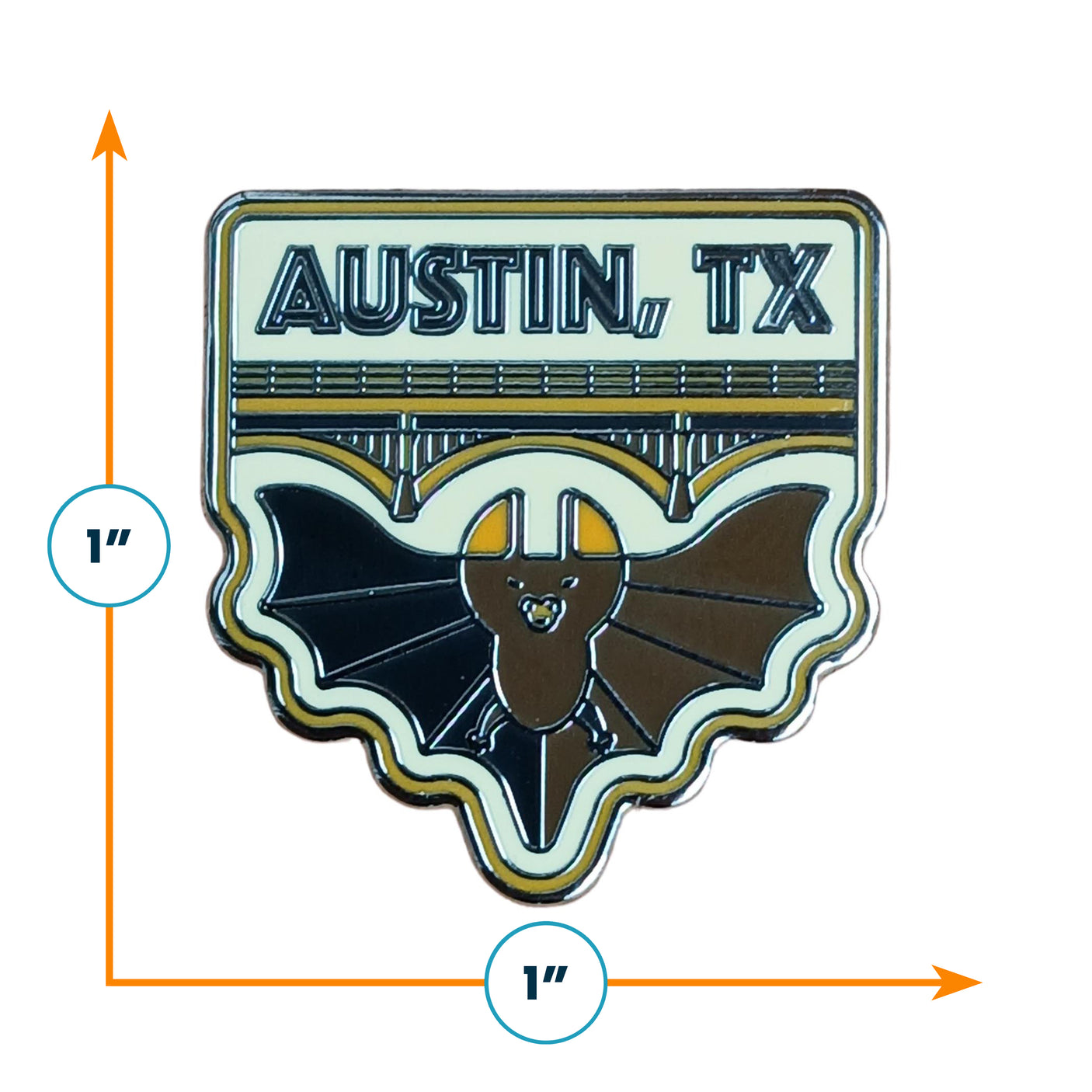 Austin Enamel Pin
