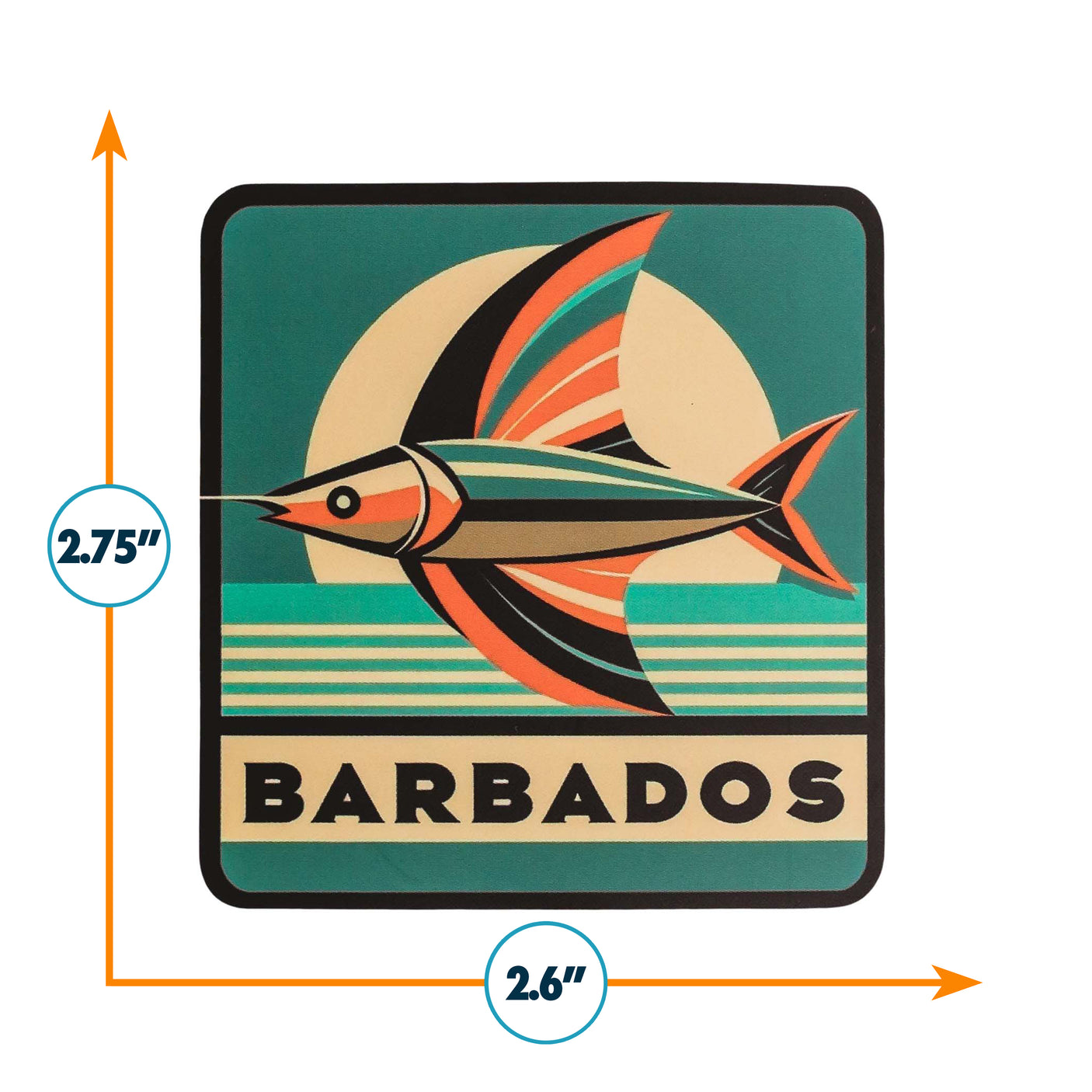 Barbados Sticker
