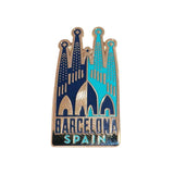 Barcelona Spain Enamel Pin
