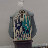 Barcelona Spain Enamel Pin