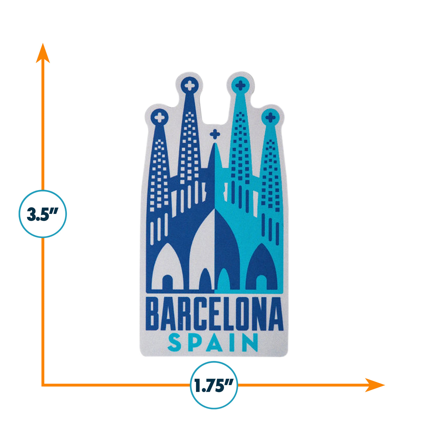 Barcelona Spain Sticker