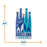 Barcelona Spain Sticker