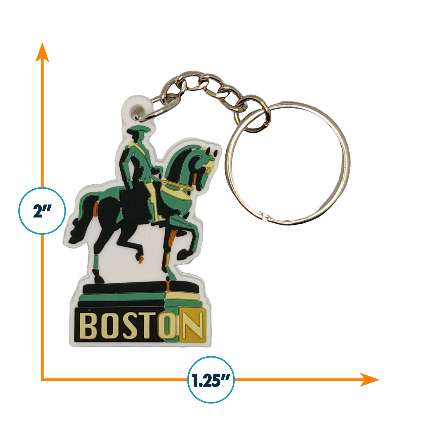 Boston Keychain