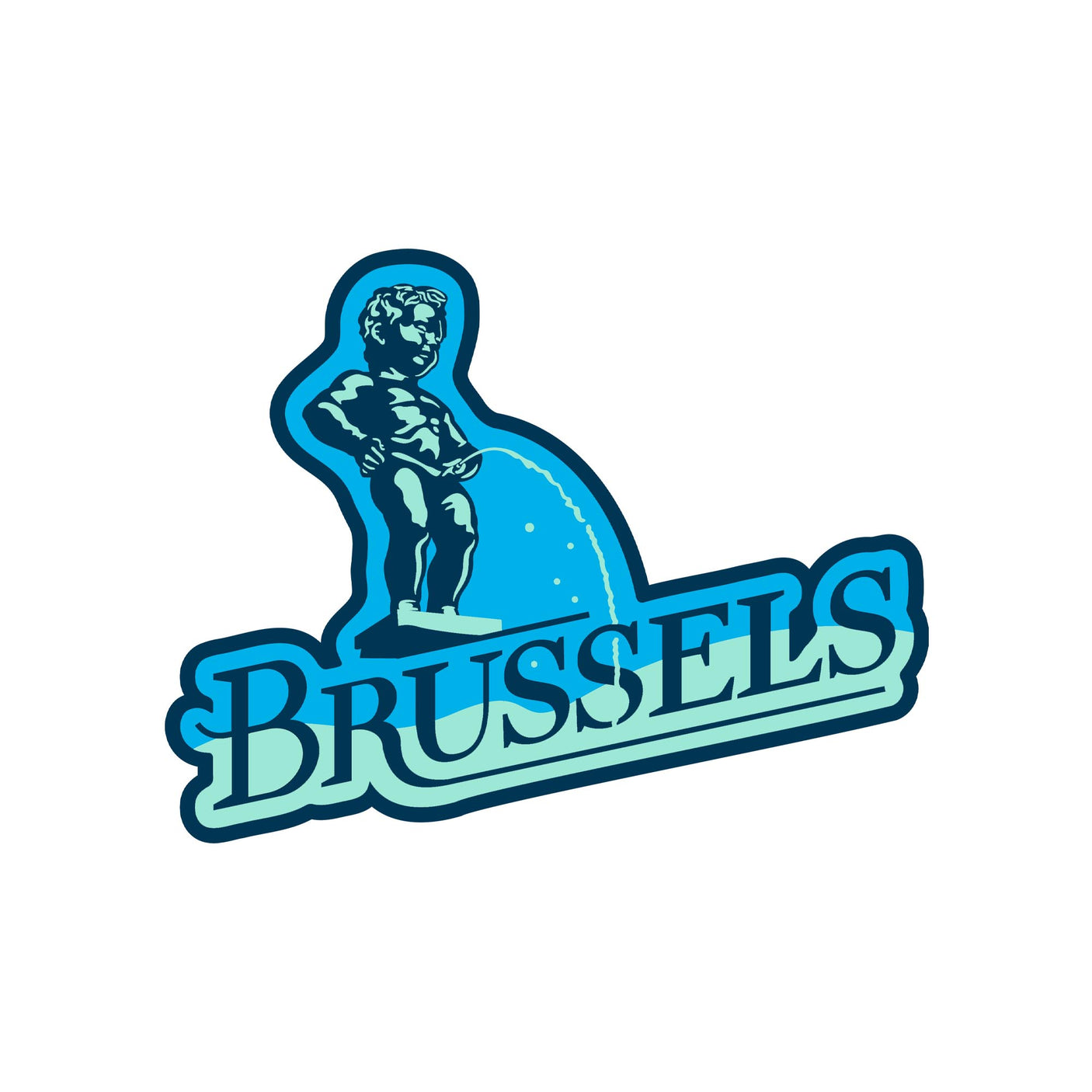 Brussels Sticker