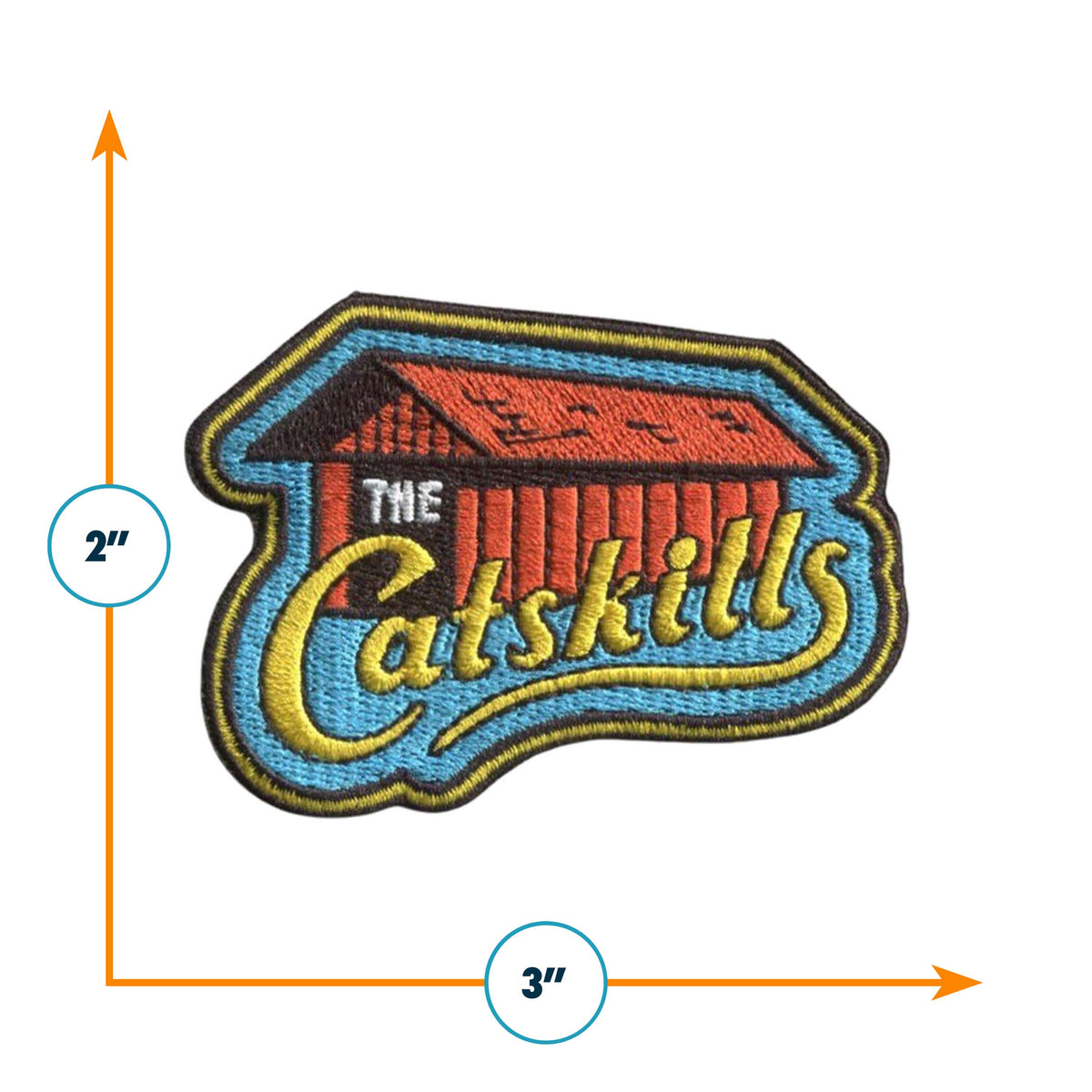 Catskills Iron On Patch