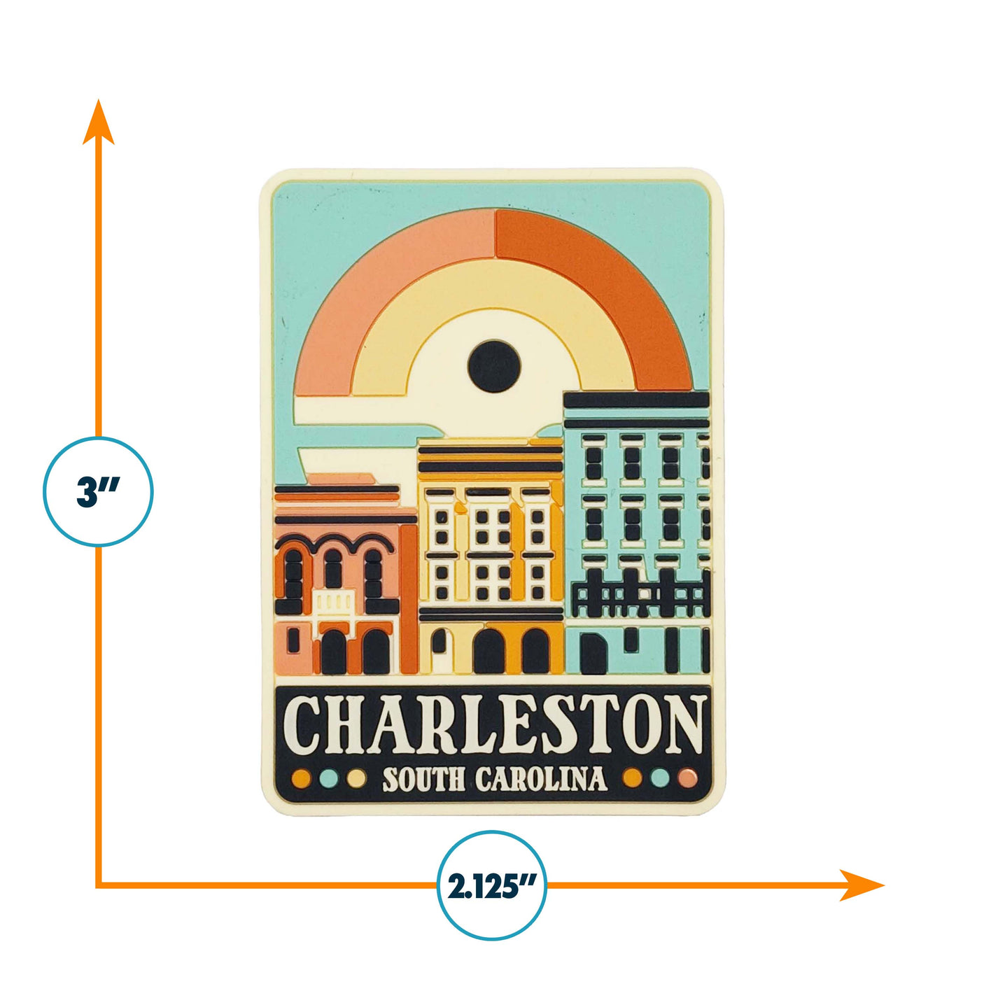 Charleston, SC Fridge Magnet