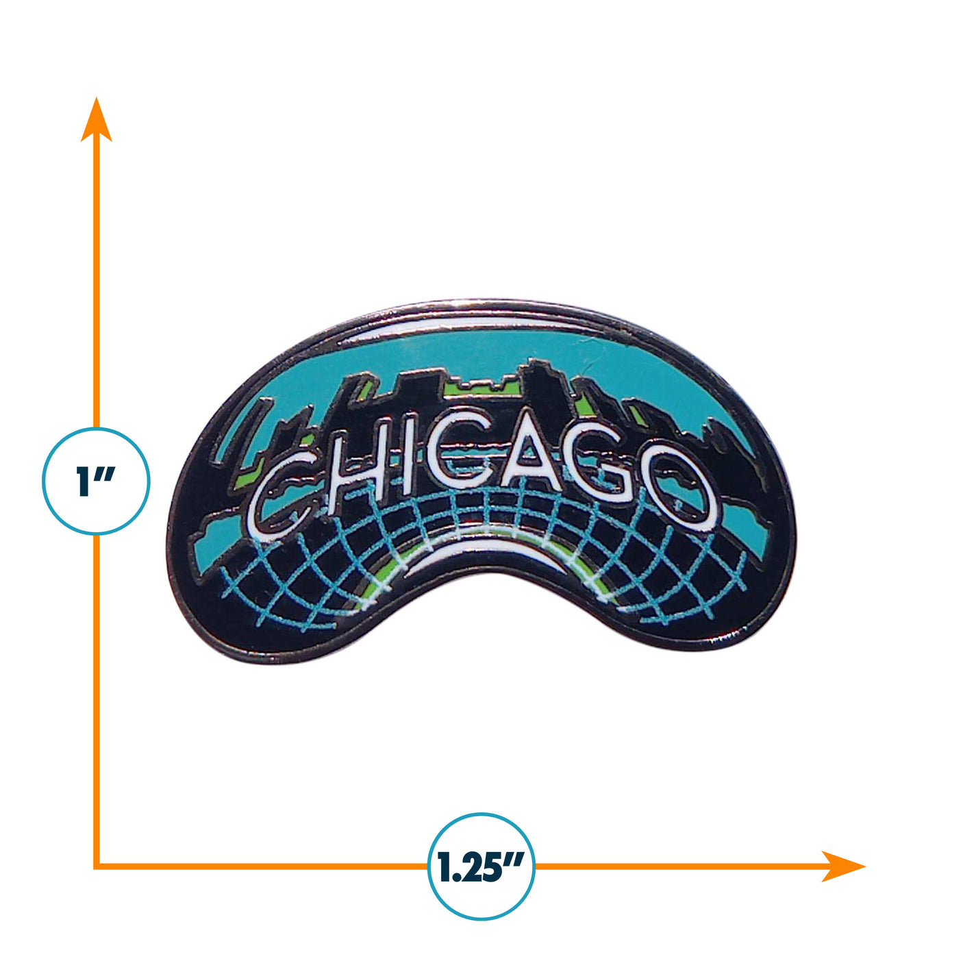 Chicago Enamel Pin