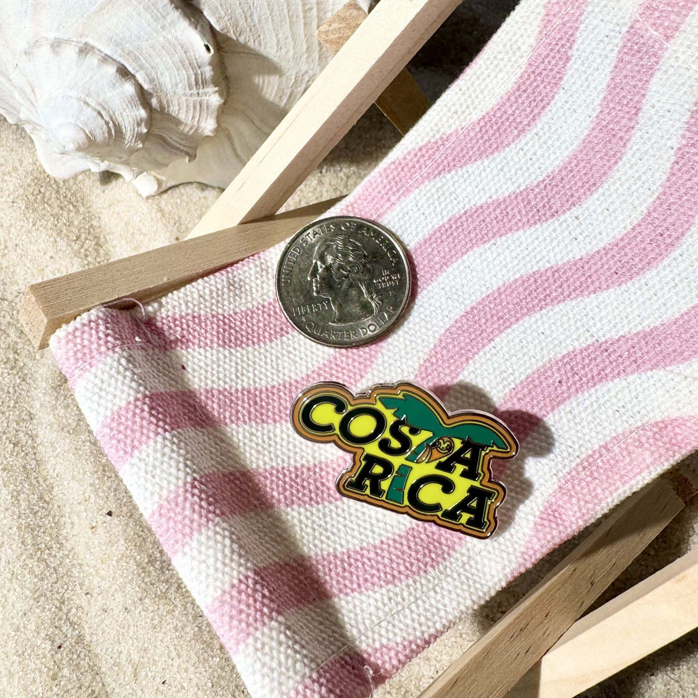 Costa Rica Enamel Pin