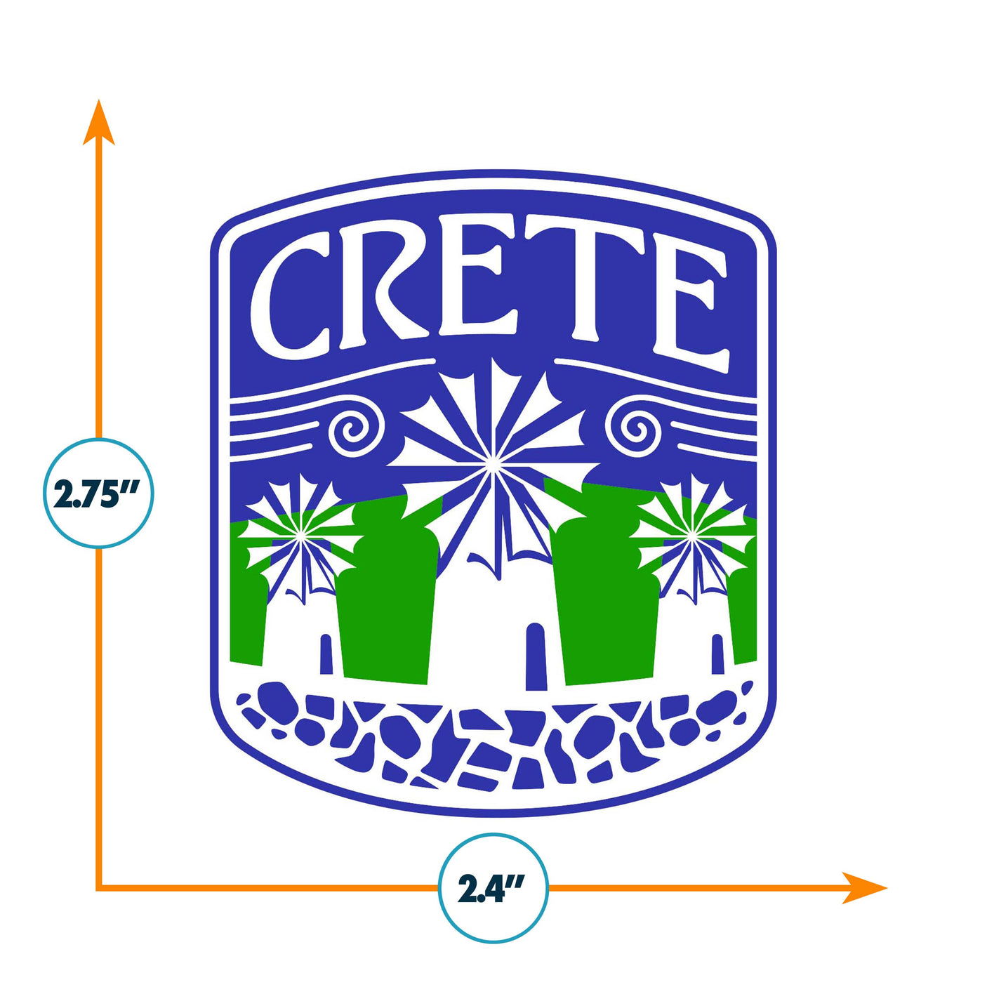 Crete Enamel Pin