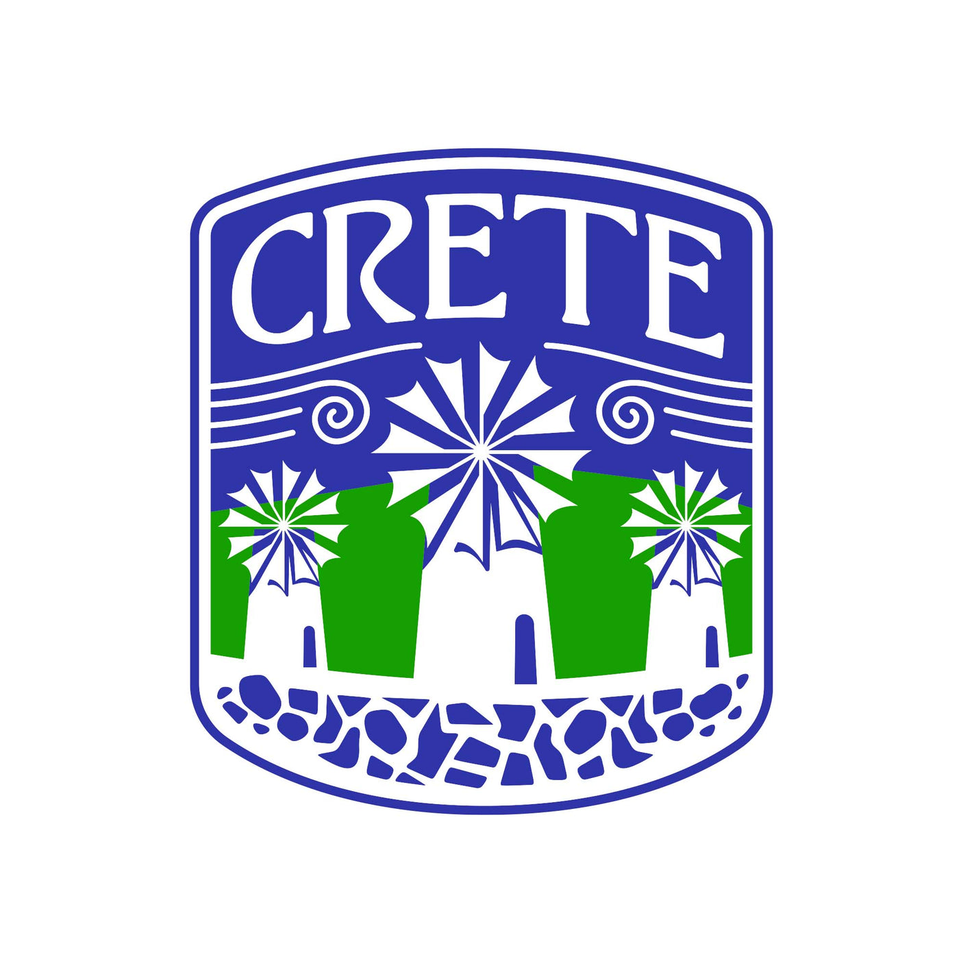Crete Iron On Patch