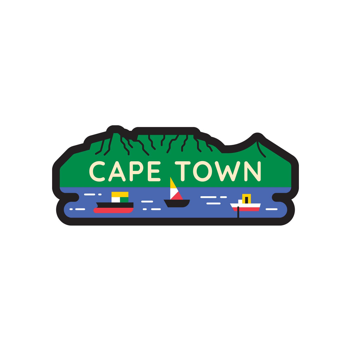 Cape Town Vinyl Sticker