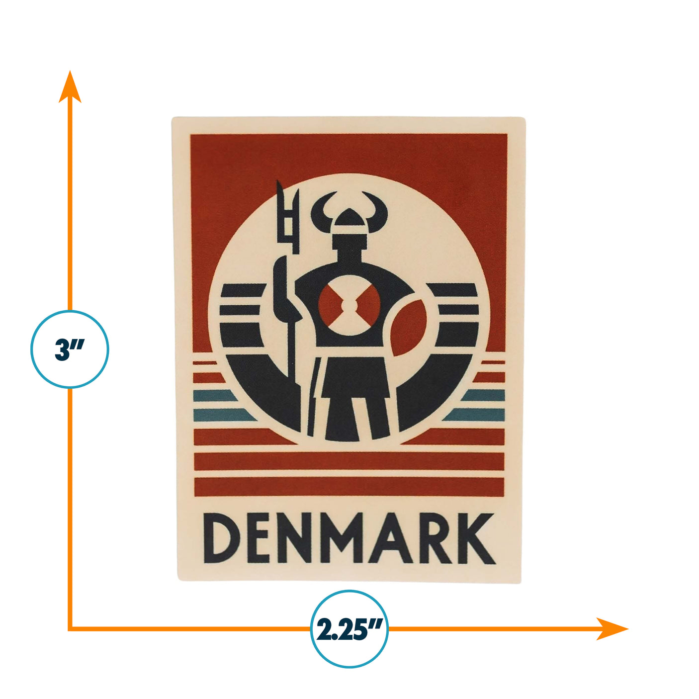 Denmark Sticker