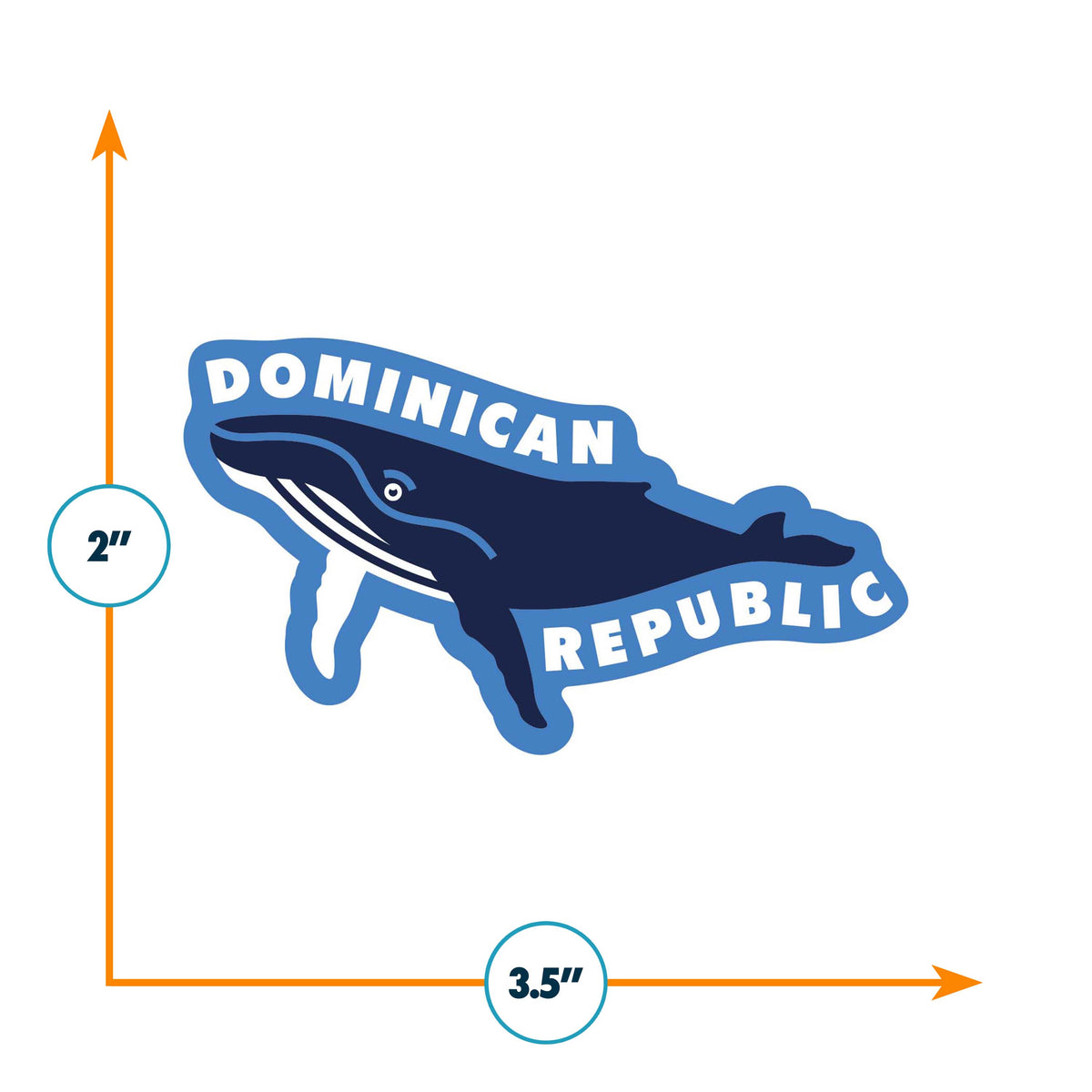 Dominican Republic Vinyl Sticker