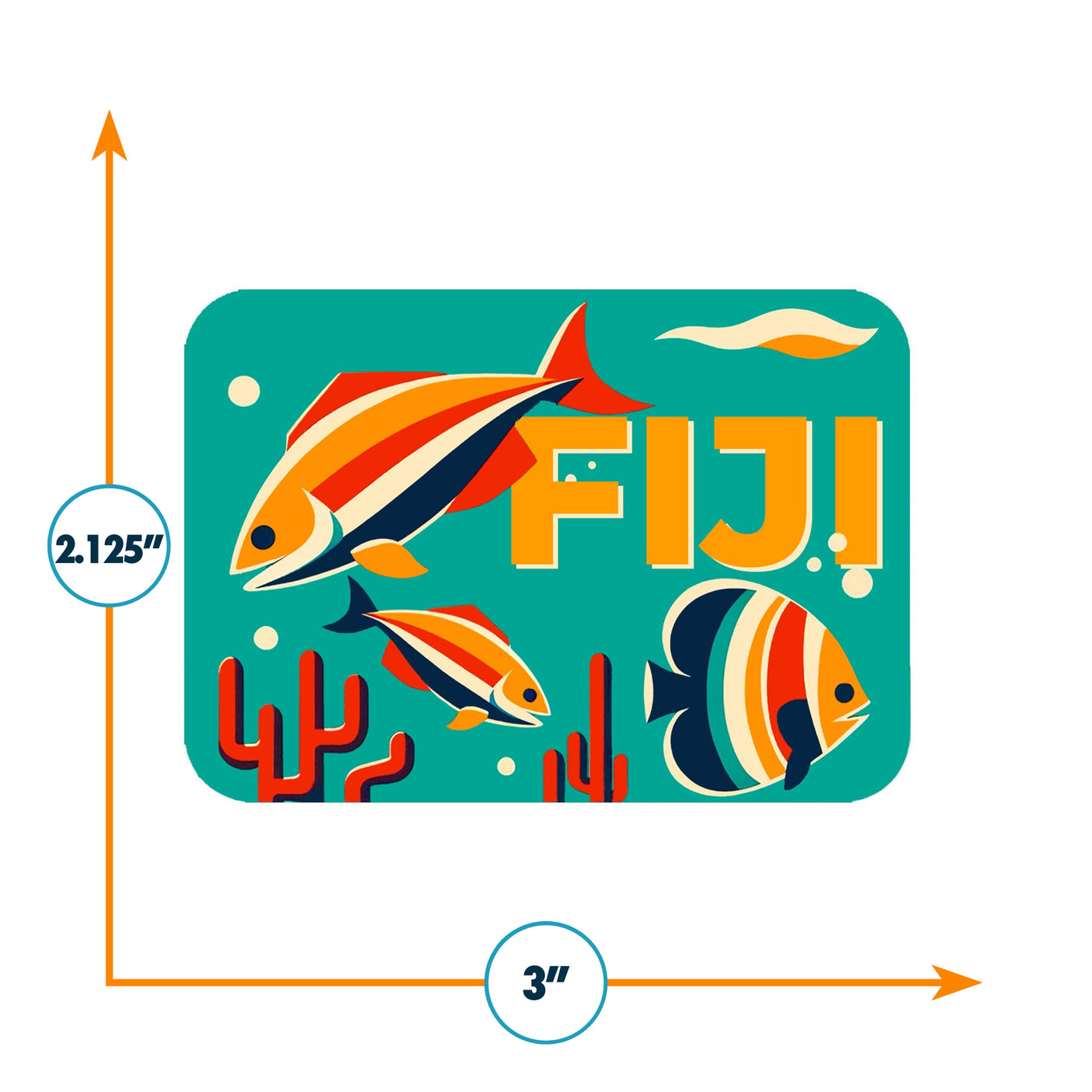 Fiji Sticker