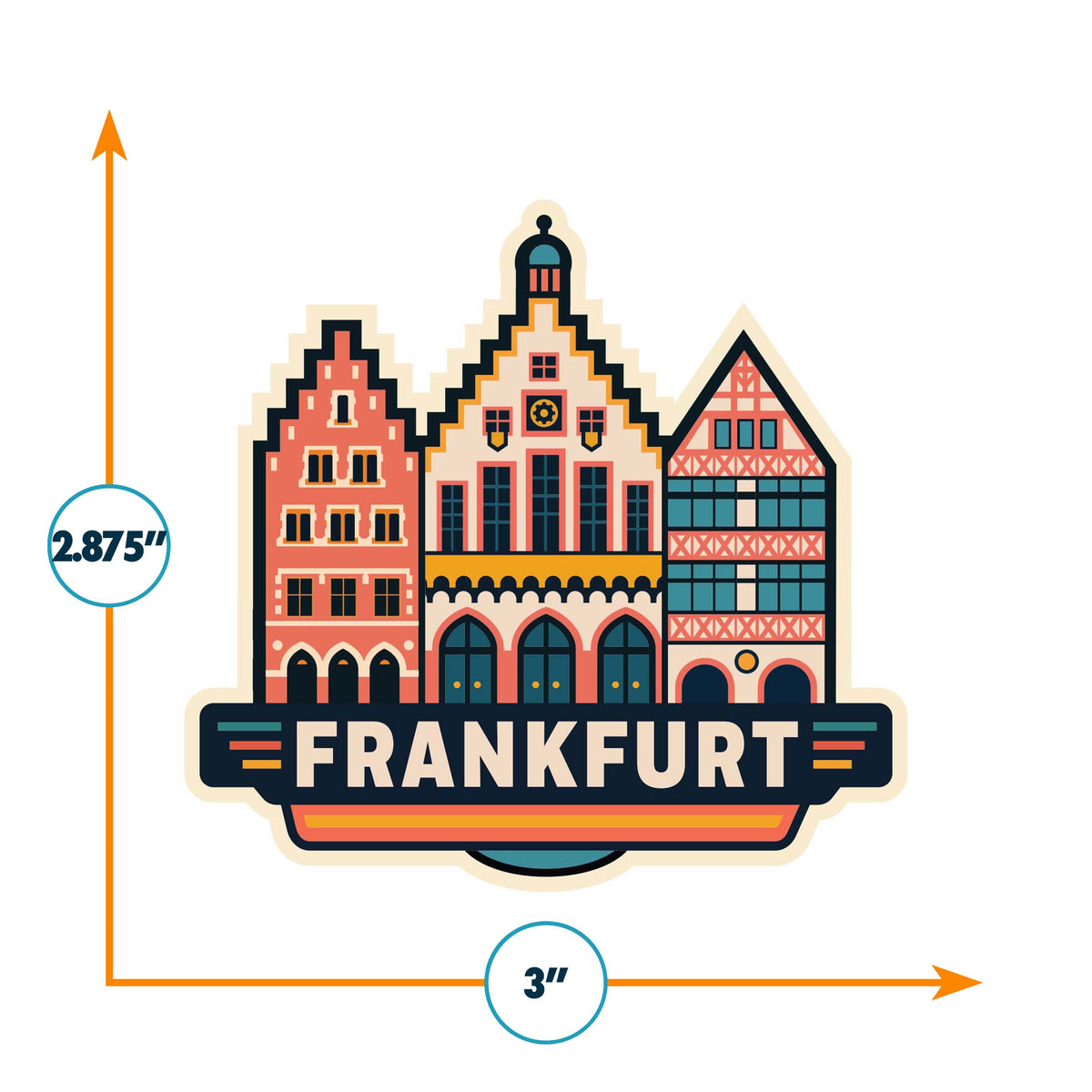 Frankfurt Vinyl Sticker