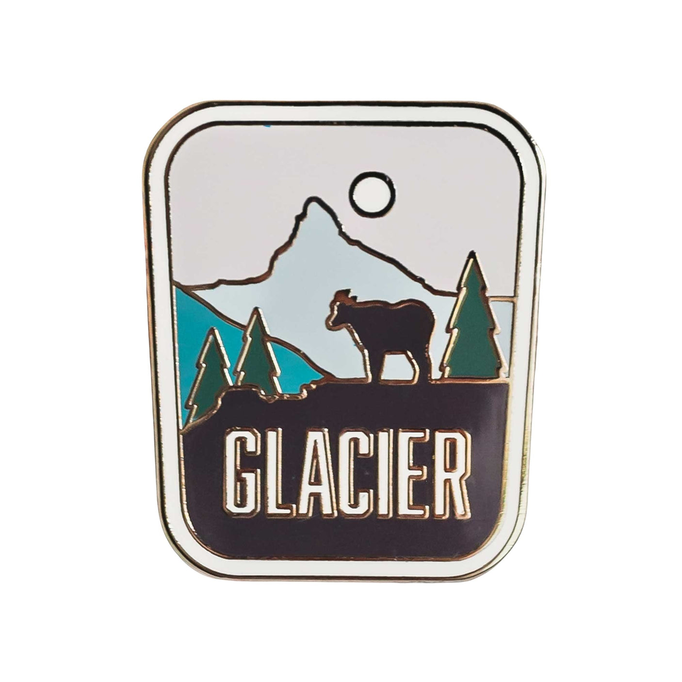Glacier National Park Enamel Pin