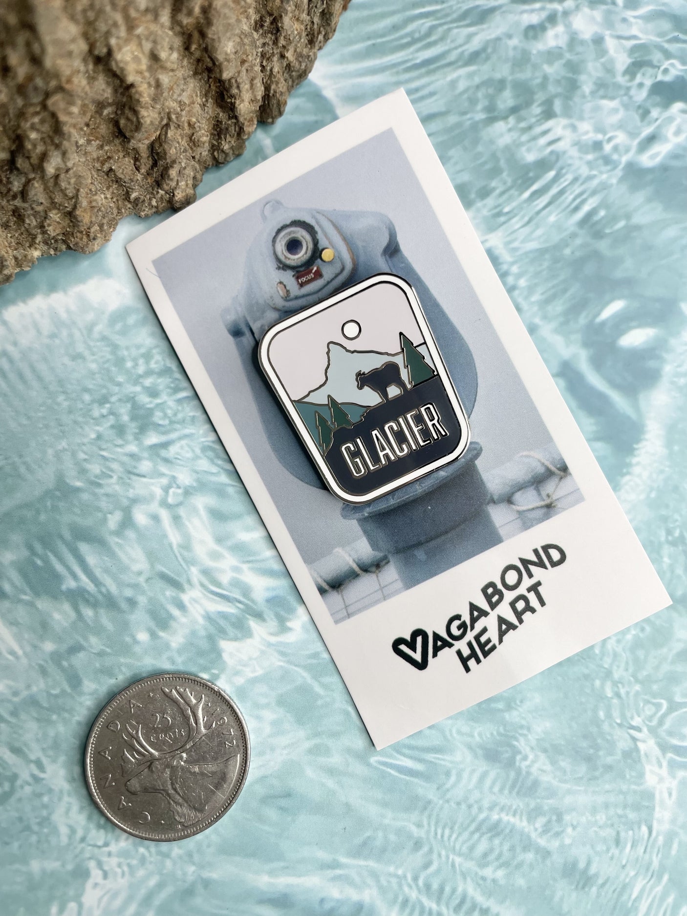 Glacier National Park Enamel Pin