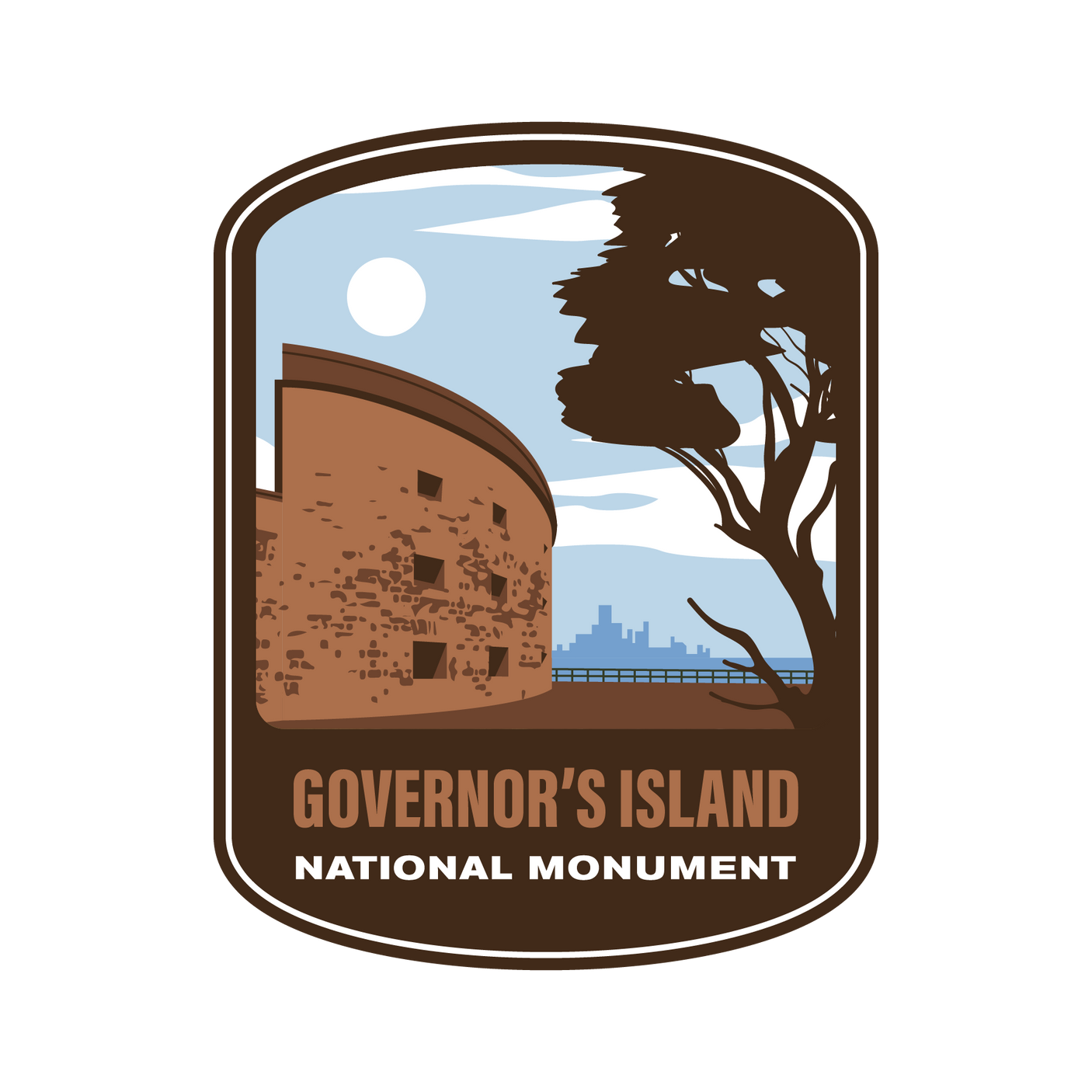 Governor’s Island National Monument Vinyl Sticker