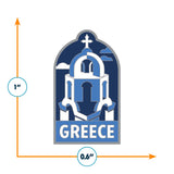 Greece Enamel Pin