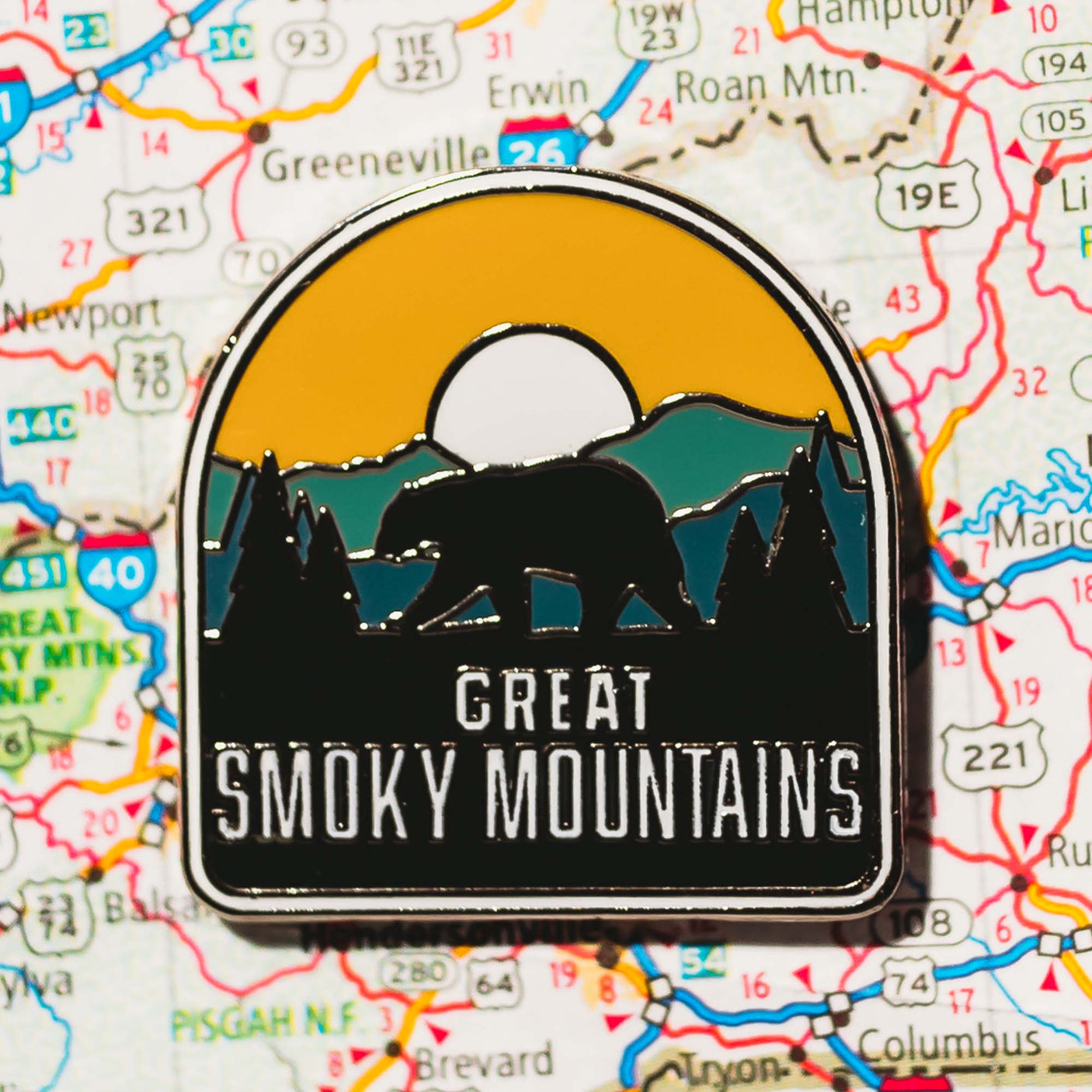 Great Smoky Mountain National Park Enamel Pin