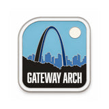 Gateway Arch National Park Enamel Pin
