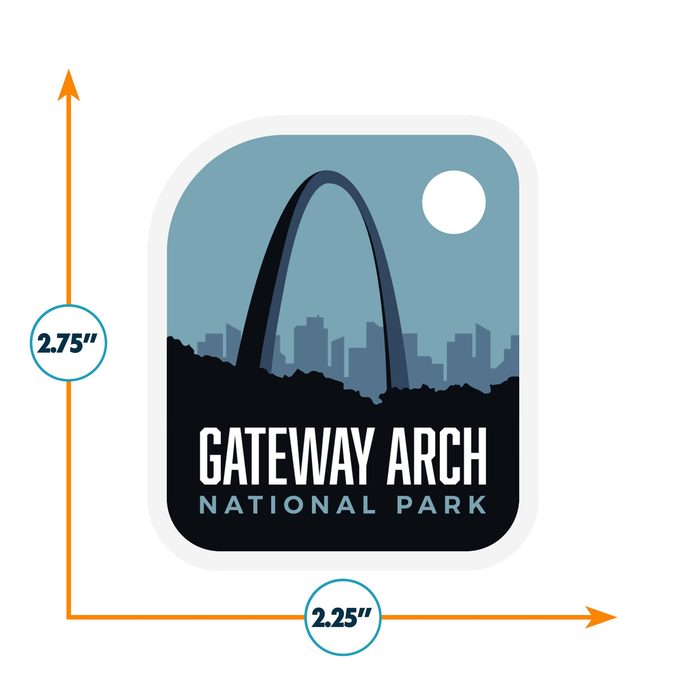Gateway Arch National Park Sticker