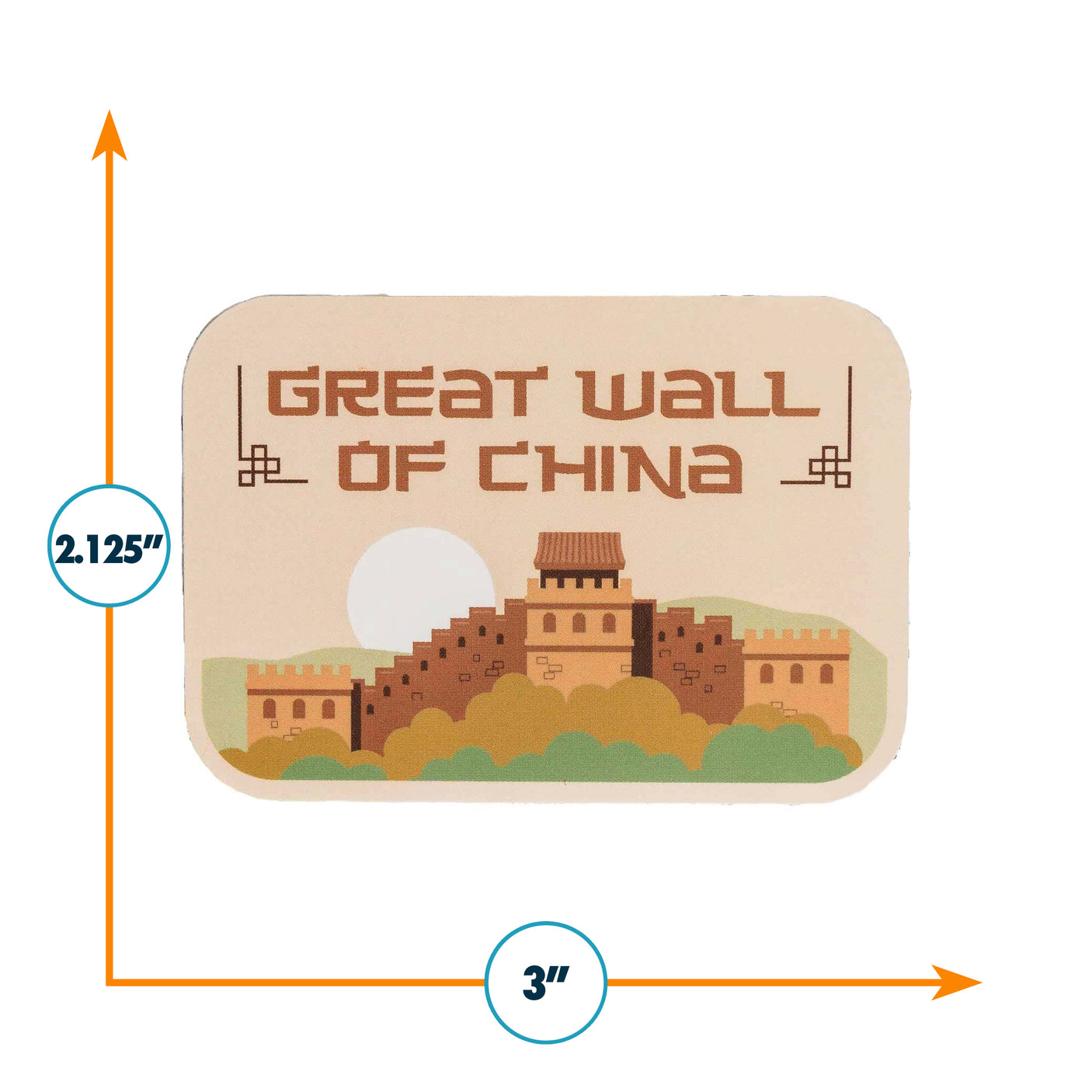 Great Wall of China Sticker