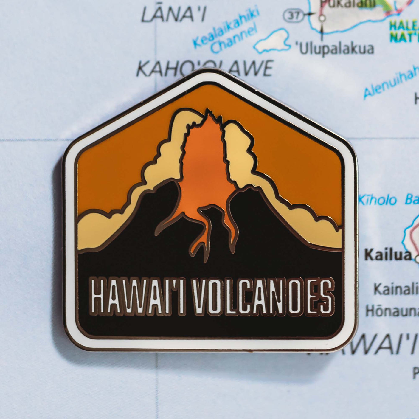 Hawaii Volcanoes National Park Enamel Pin