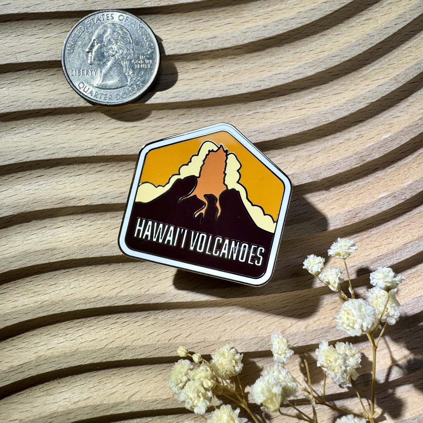 Hawaii Volcanoes National Park Enamel Pin