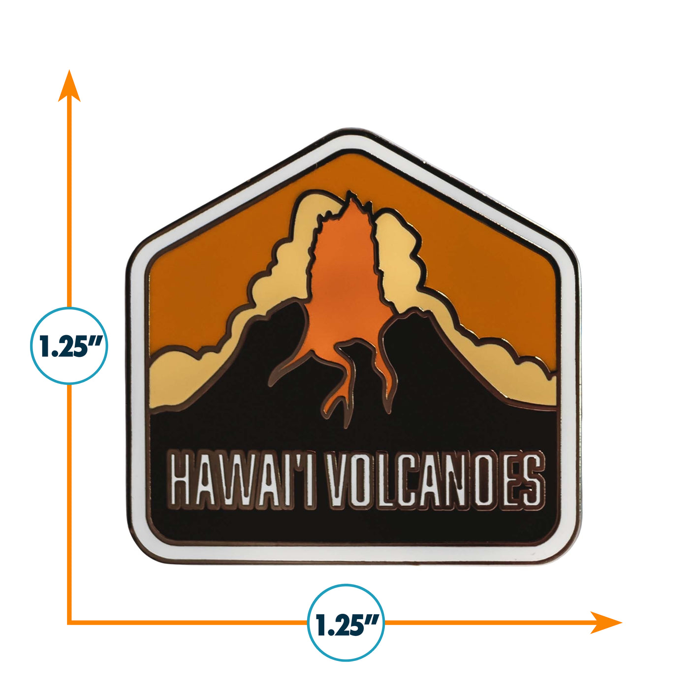 Hawaii Volcanoes National Park Enamel Pin