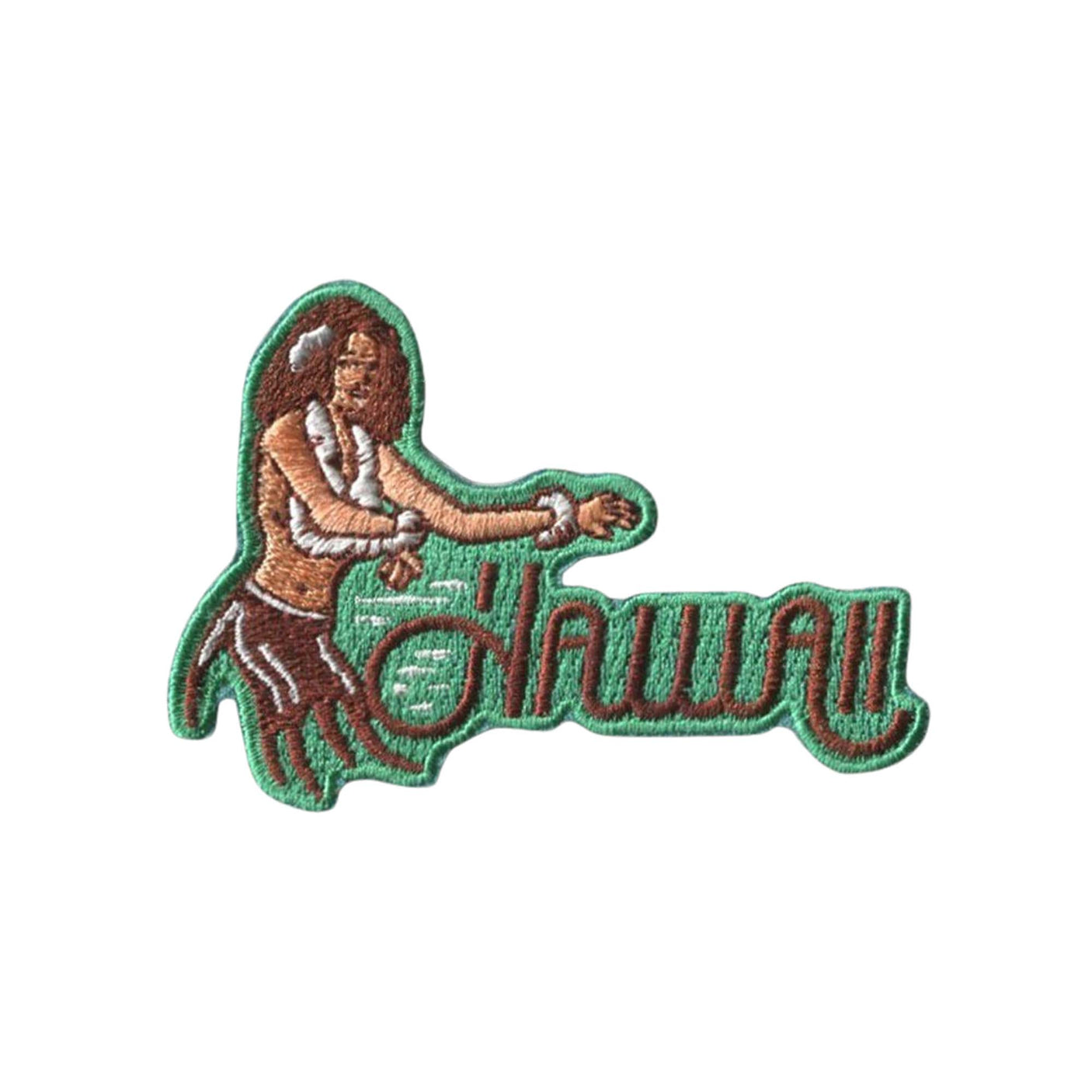 Hawaii Hula Girl Iron On Patch