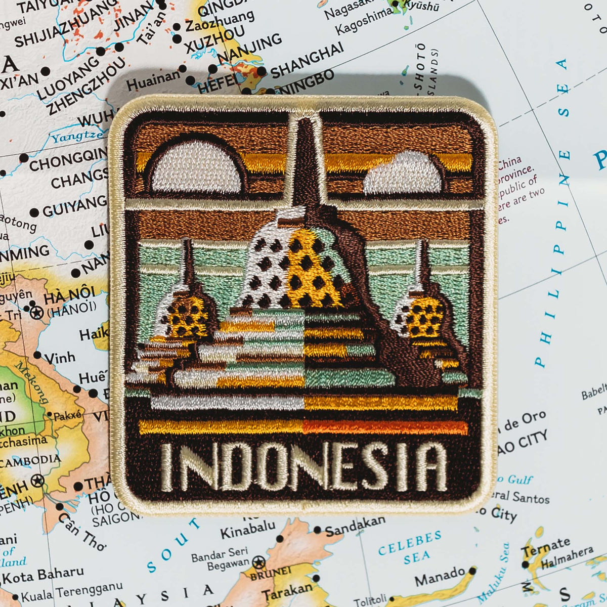 Vagabond Heart Kenia Safari Travel Patch - Aufbügel-Aufnäher 5,1 X 7,6 Cm, 3D-Stickerei