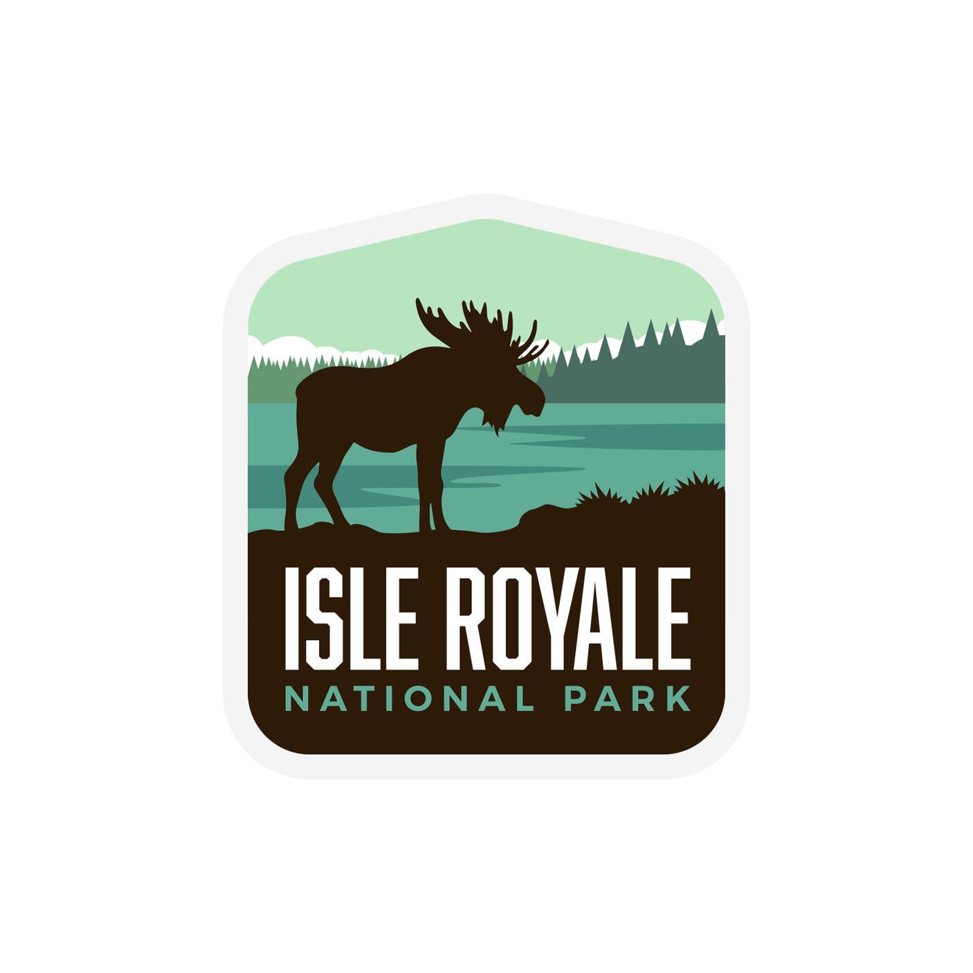 Isle Royale National Park Sticker