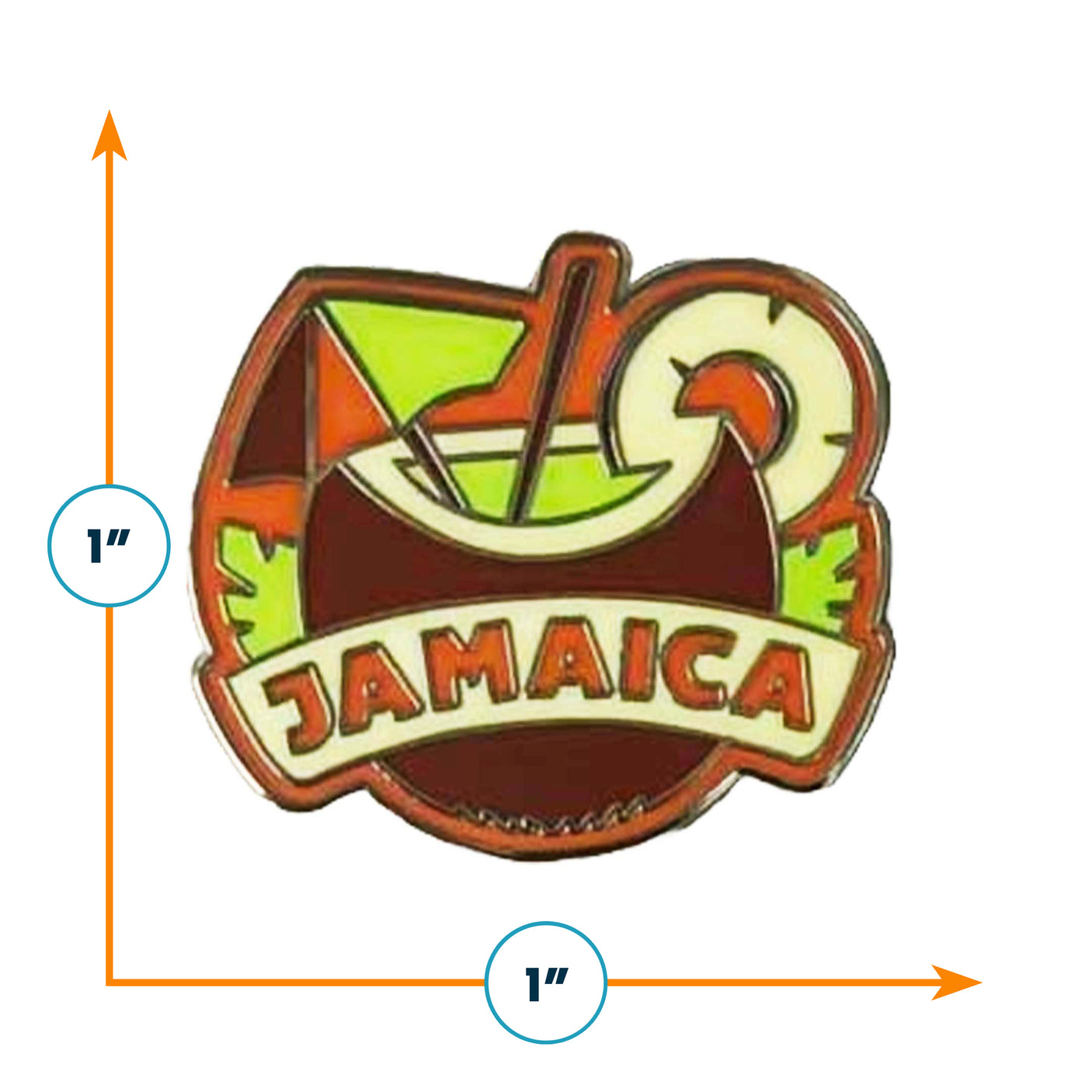 Jamaica Enamel Pin