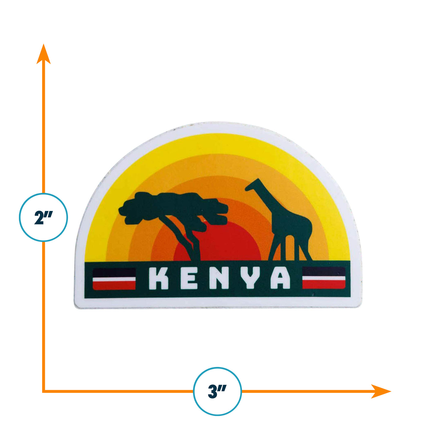 Kenya Sticker