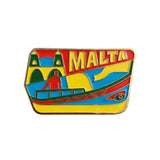 Malta Enamel Pin