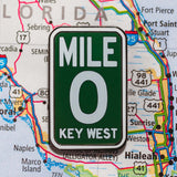 Key West Mile 0 Florida Enamel Pin