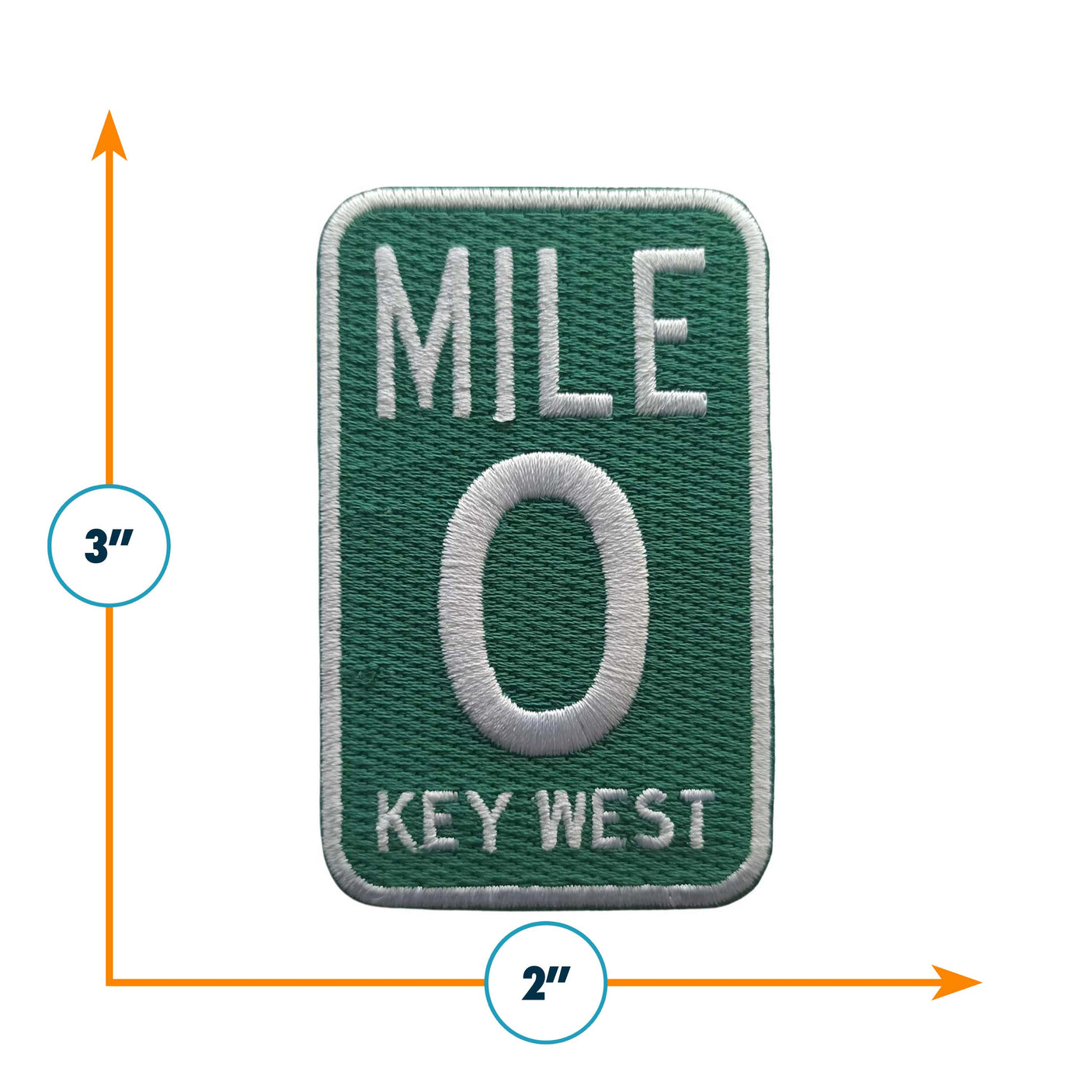 Key West Mile 0 Florida Patch