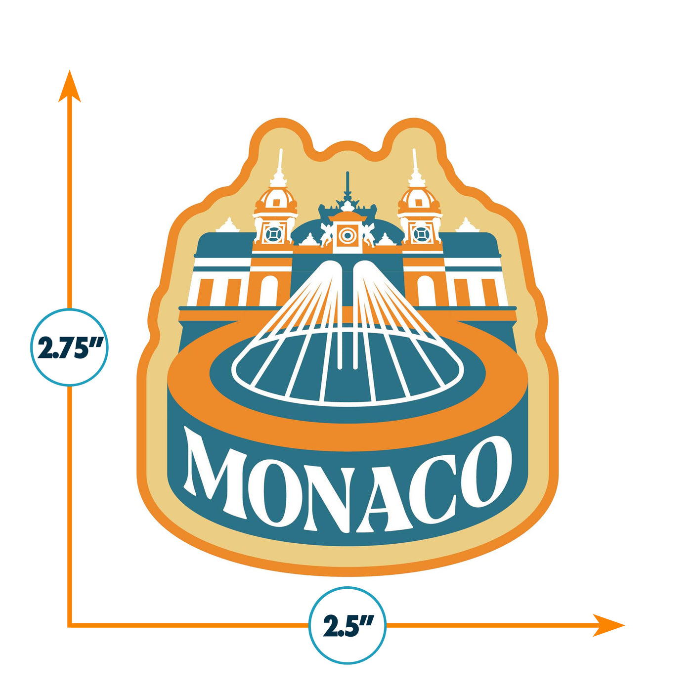 Monaco Sticker