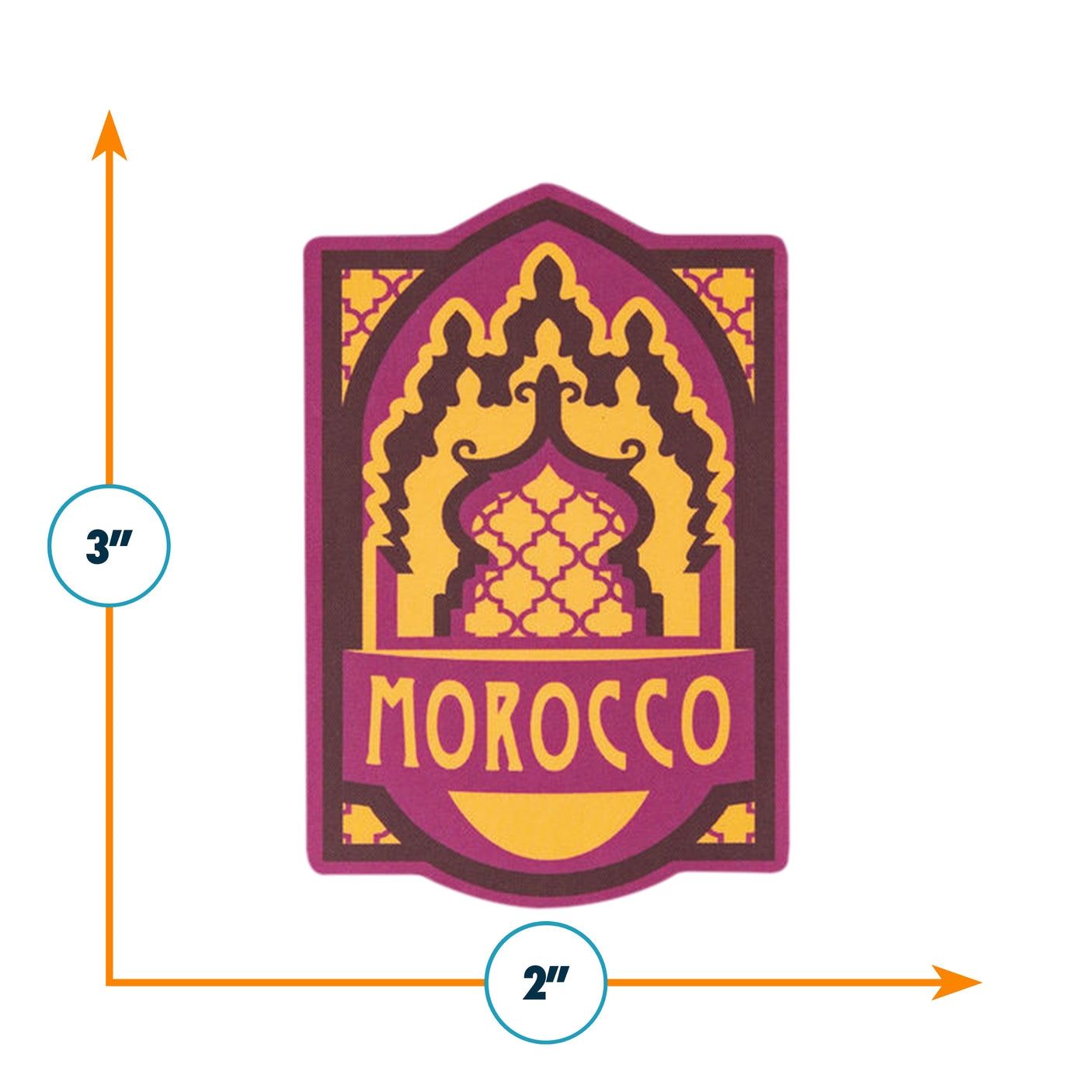 Morocco Sticker