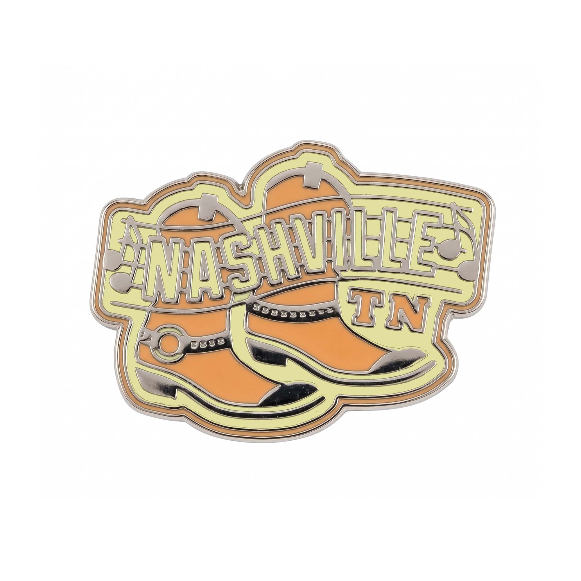 Nashville Tennessee Enamel Pin – Vagabond Heart