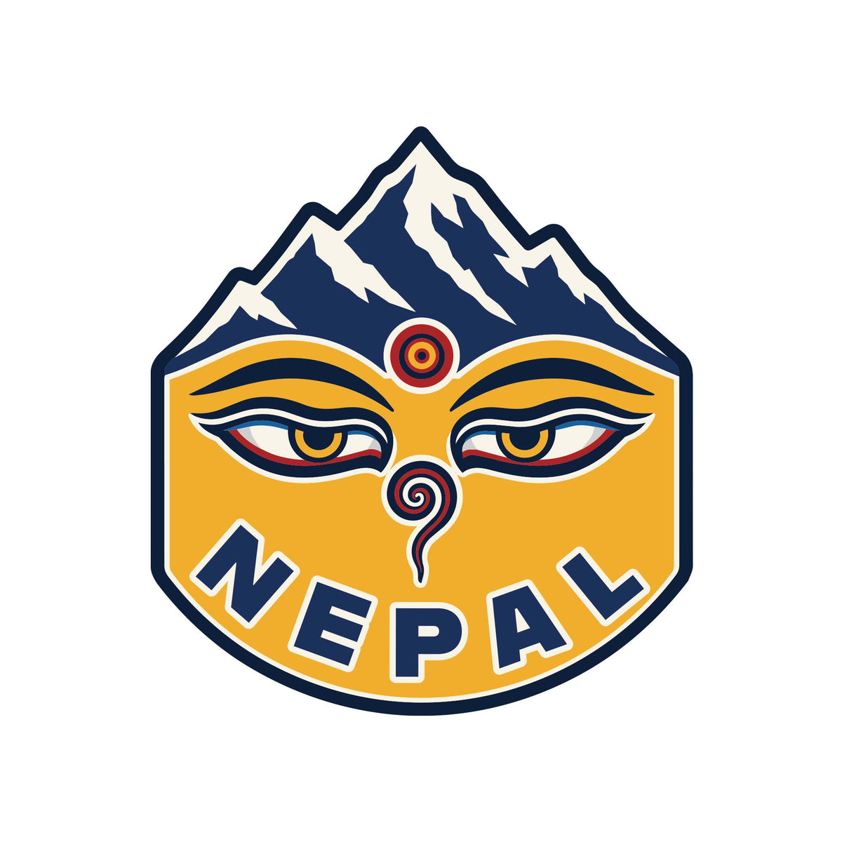 Nepal Vinyl Sticker
