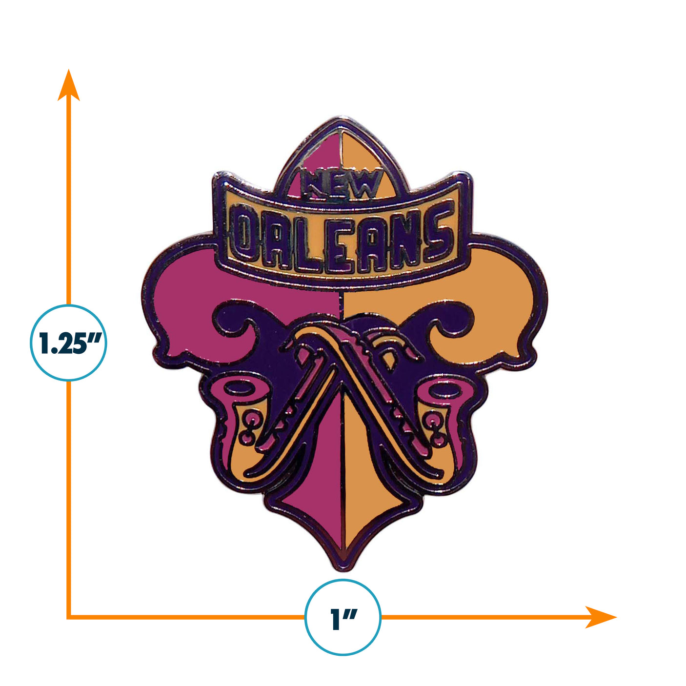 New Orleans Enamel Pin