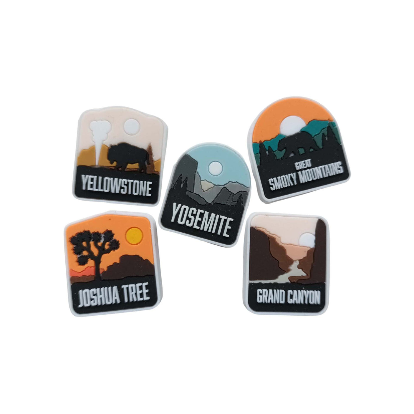 National Park Shoe Charms - 5 Pack
