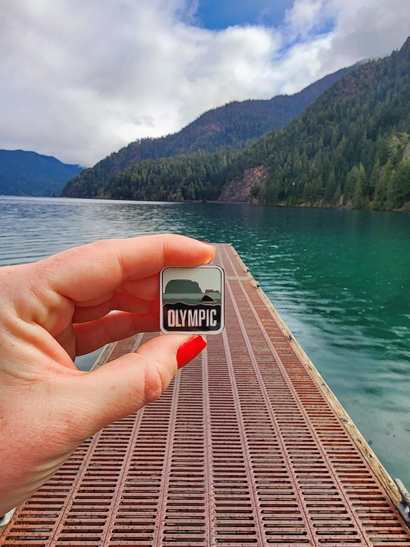 Olympic National Park Enamel Pin