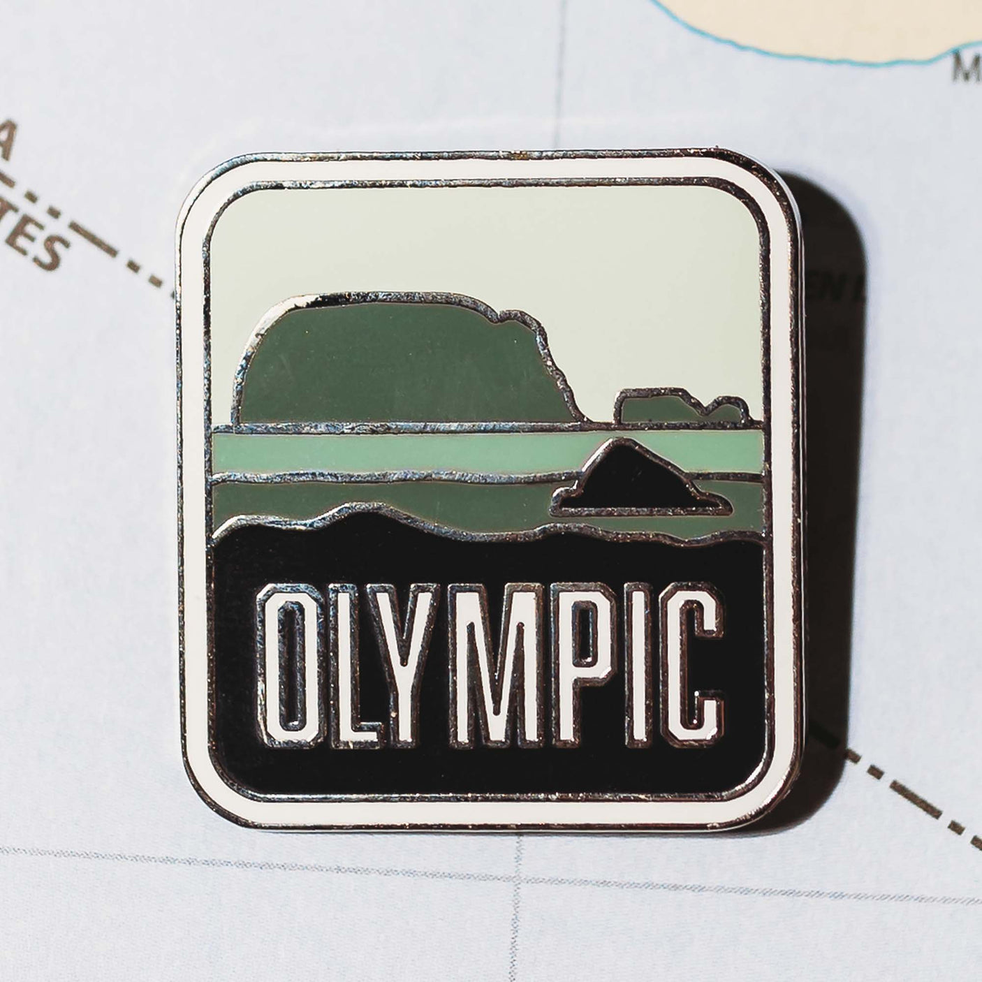 Olympic National Park Enamel Pin