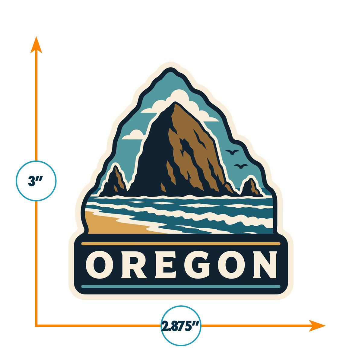 Oregon Vinyl Sticker